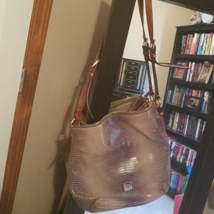 Dooney and Bourke snakeskin shoulder purse